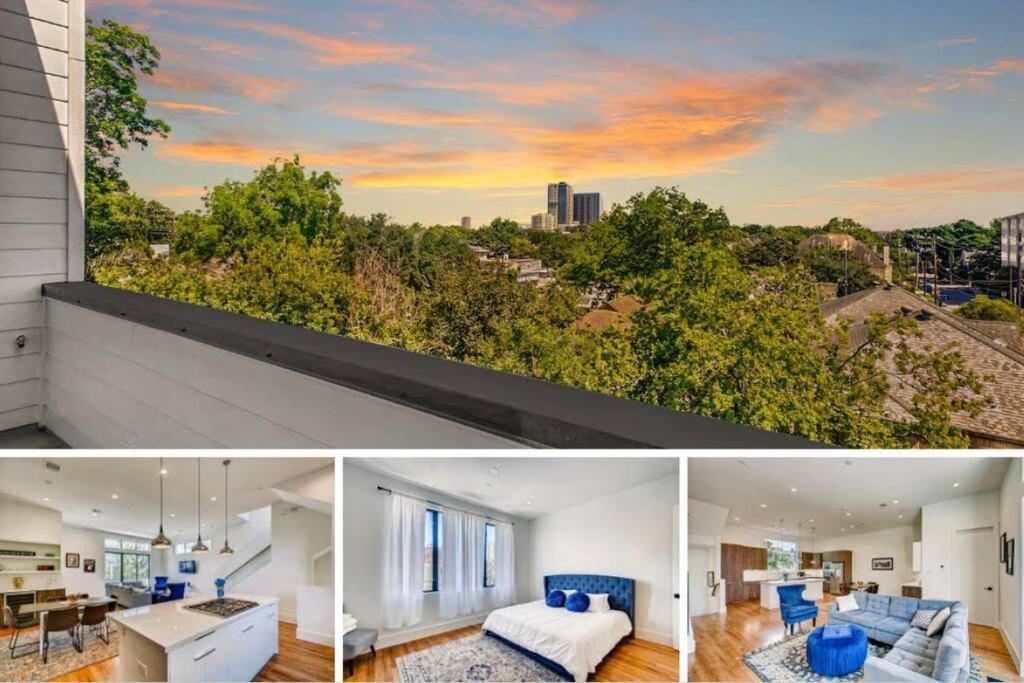 4 Story Home Mins To Downtown Houston With City Views المظهر الخارجي الصورة